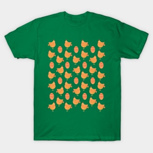 The cute yellow and red chicken and egg pattern, version 3 T-Shirt